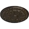 Ekena Millwork Colton Ceiling Medallion (Fits Canopies up to 4 3/4"), 15 3/4"OD x 1 1/2"P, Stone Hearth Crackle CM15CNSHC - alternate 2
